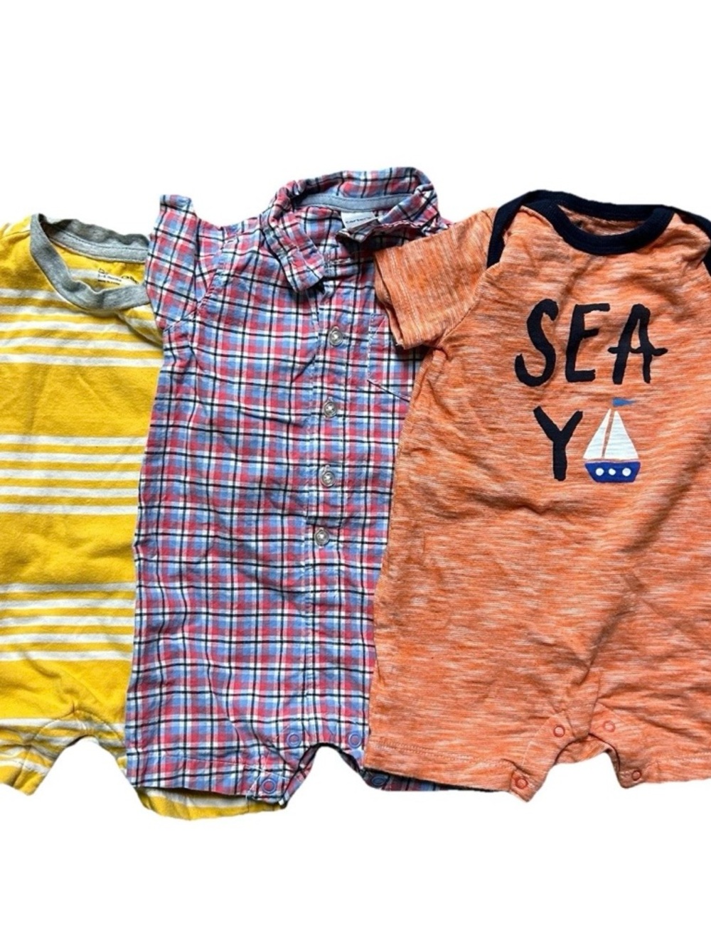 Baby Boy Summer Clothing Rompers Gap Beach Size 3-6 Months